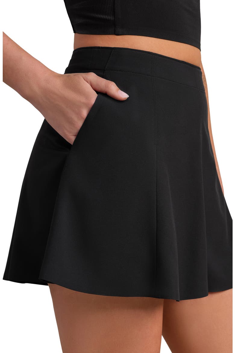 Mirage UPF 50+ Skort, Alternate, color, PURE BLACK