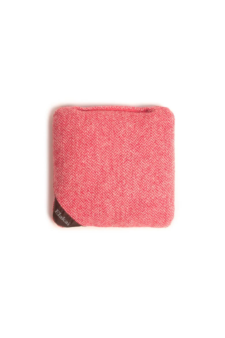 Herringbone Wool Aviator Cornhole Bags, Alternate, color, Cardinal Red