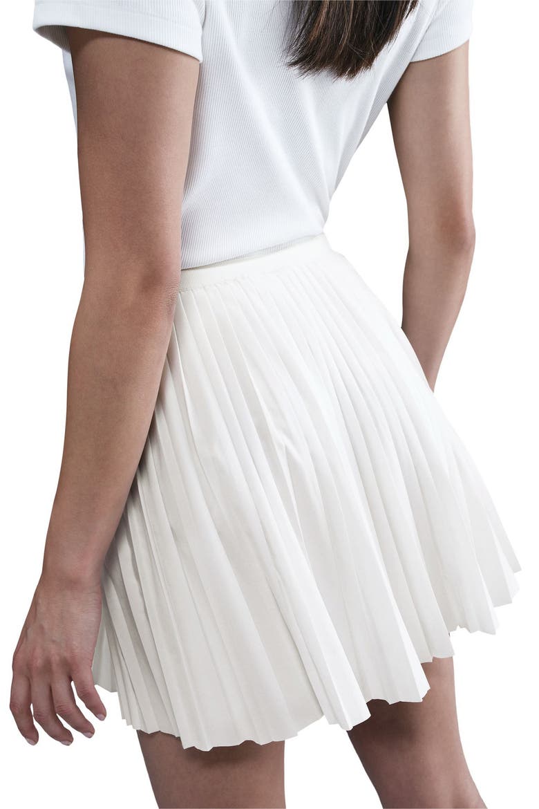 Sportswear Pleated Miniskirt, Alternate, color, SAIL/ BLACK