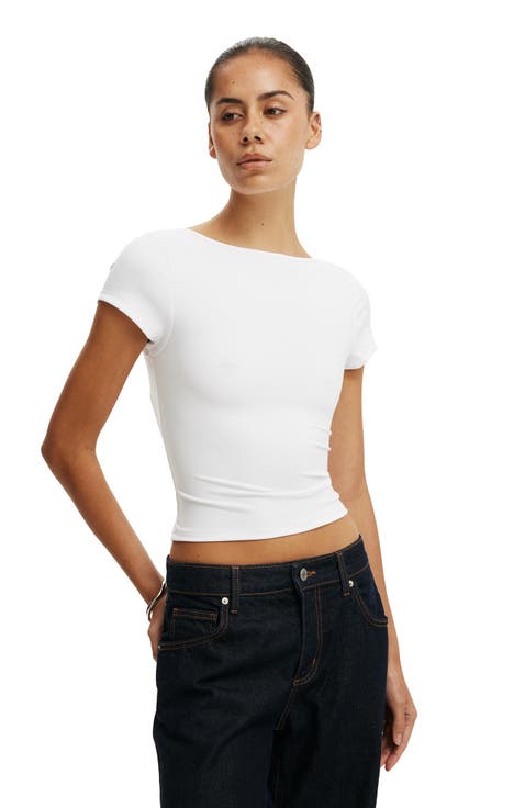 Women's Hold Me Scoop Back Tee