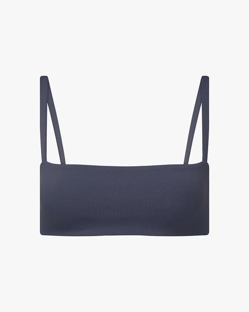 Weworewhat Cami Bandeau Bra Top In Stone Grey