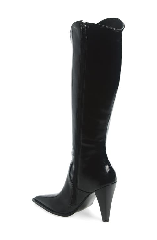 Steve Madden Aura Knee High Boot In Black