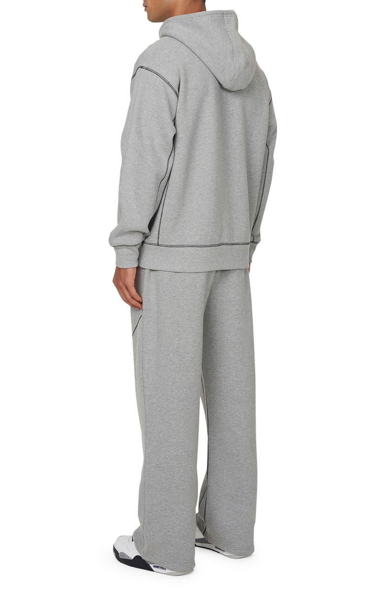 Good For Nothing Coverlock Vintage Zip Hoodie, Alternate, color, Grey Marl