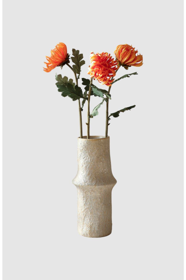 Orange Semi-Cactus Dahlia Flower, Alternate, color, Orange