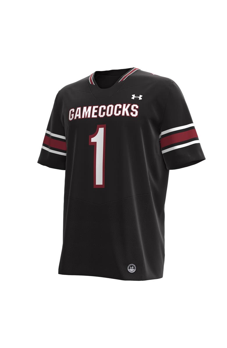 Under Armour Men's Under Armour #1 Black South Carolina Gamecocks Replica Football Jersey, Alternate, color, Black