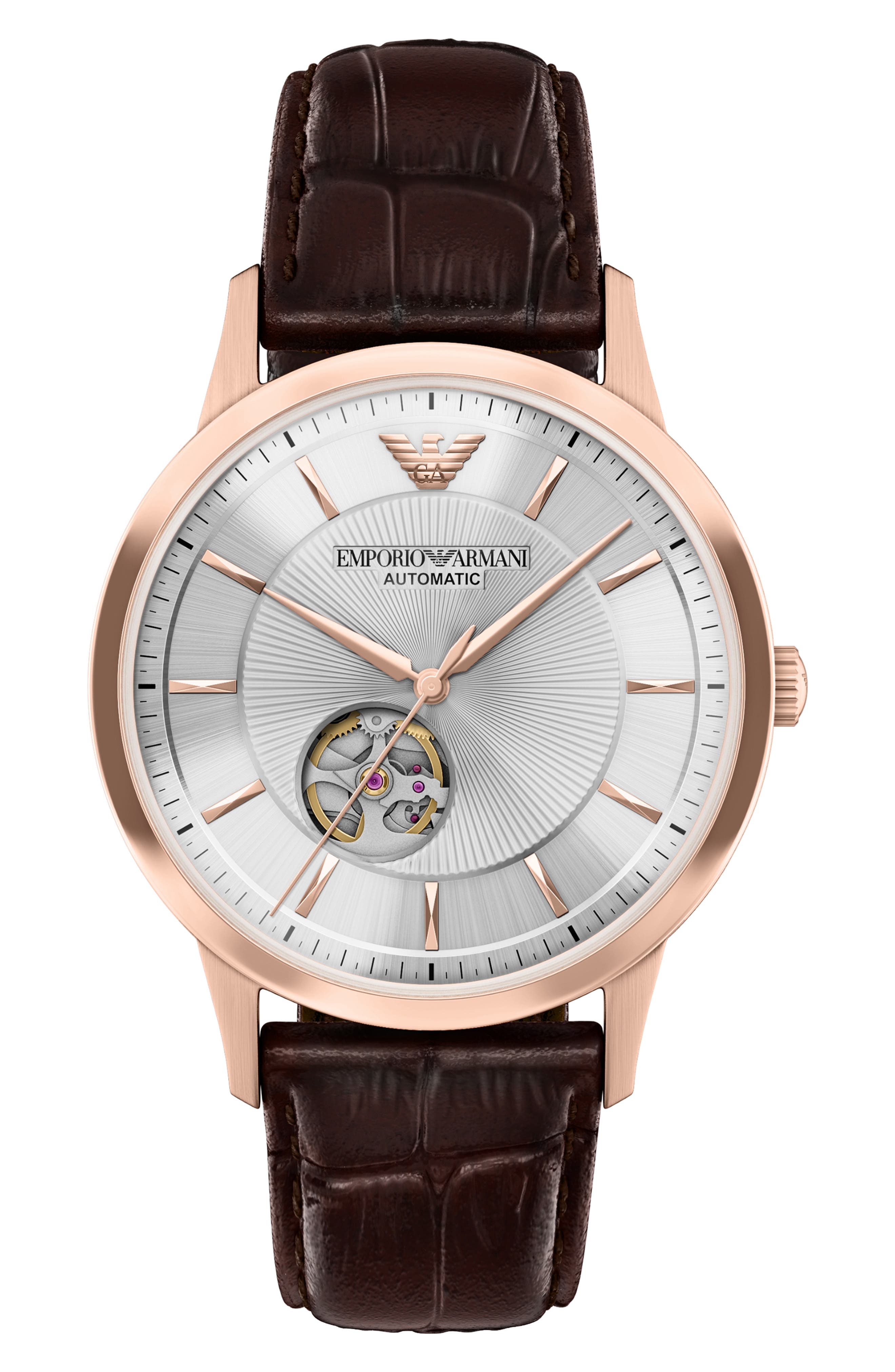 selected SILVER/ ROSE GOLD/ BROWN