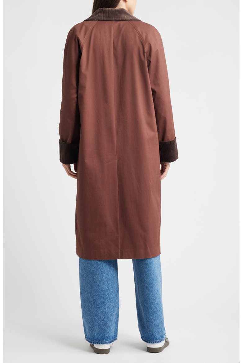 Levy Corduroy Trim Jacket, Alternate, color, RAISIN