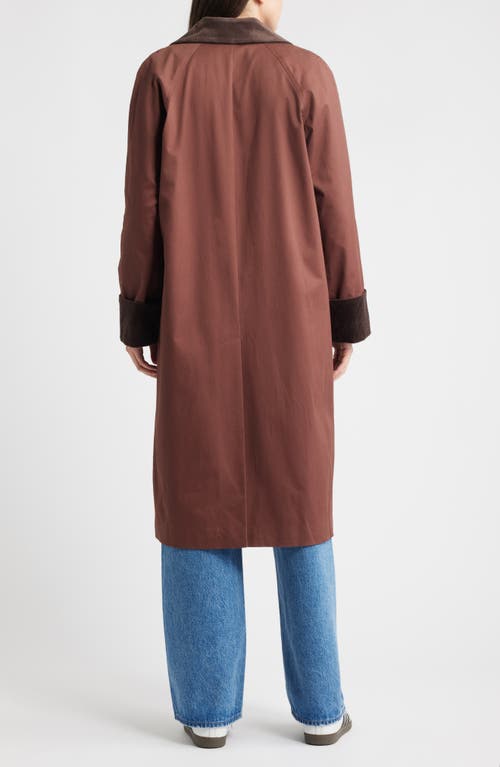 Rails Levy Corduroy Trim Jacket In Brown