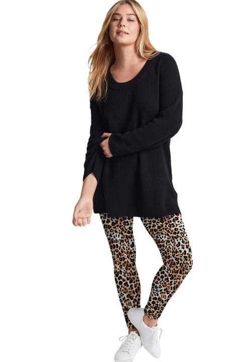 June + Vie Classic Ankle Legging In Black