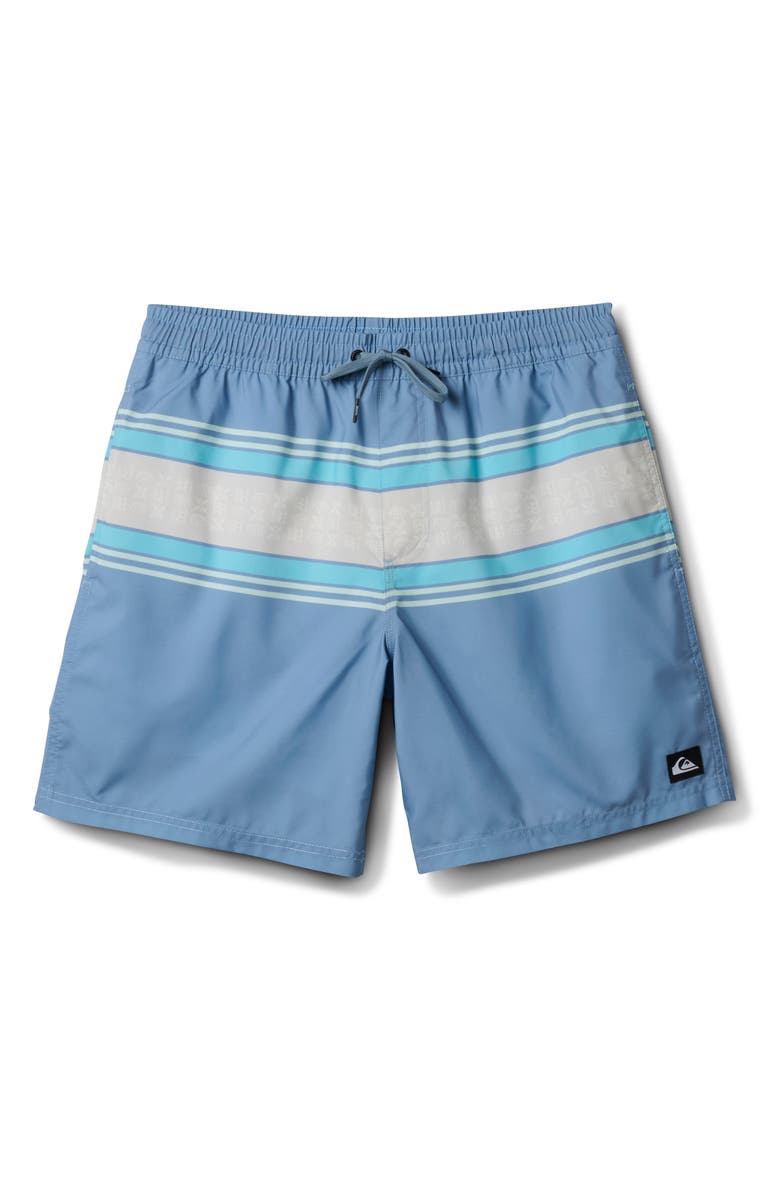 Quiksilver Everyday Stripe Volley Swim Trunks, Alternate, color,