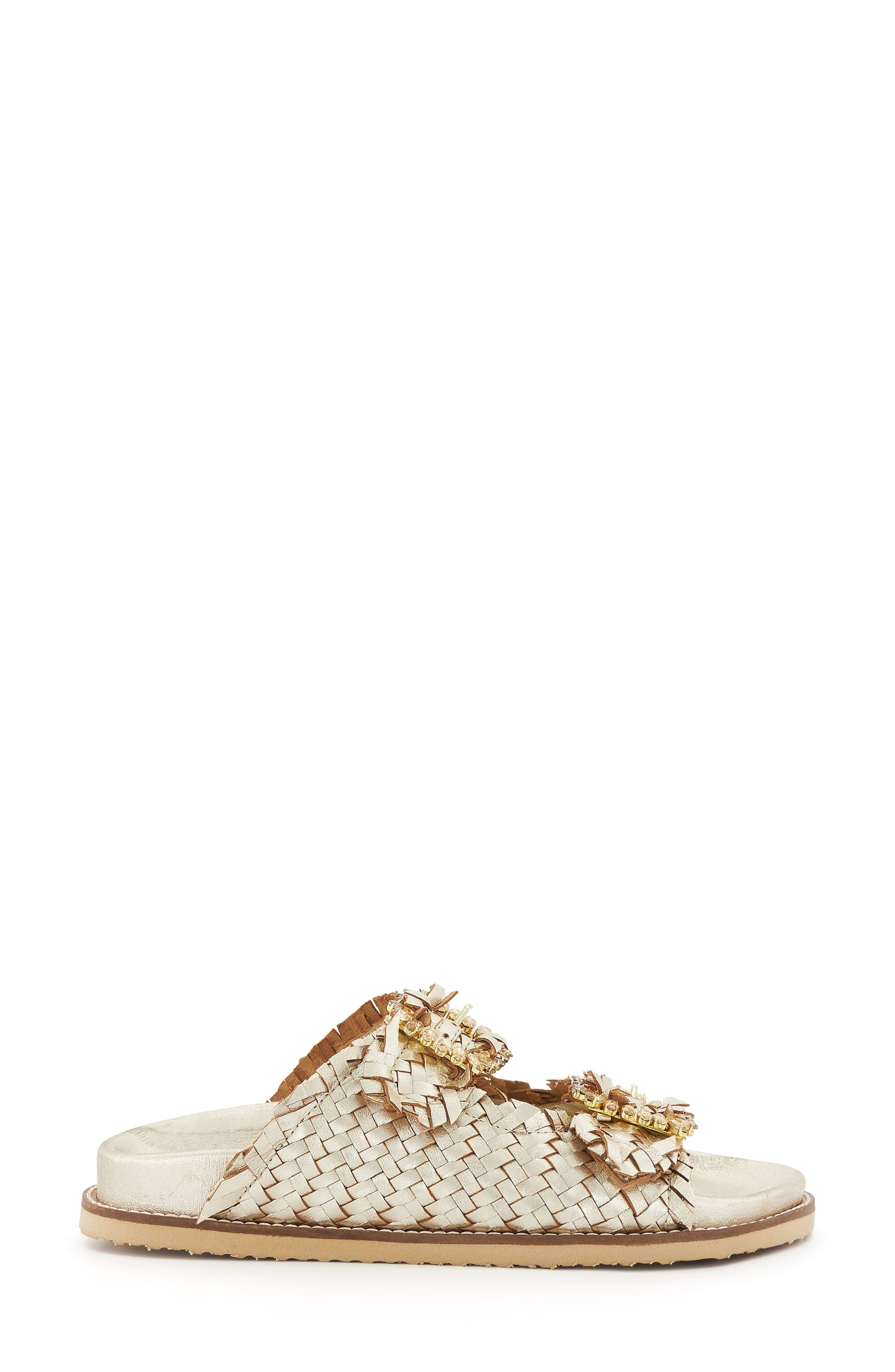 Dune London Lexingtons Sandal, Alternate, color, Gold