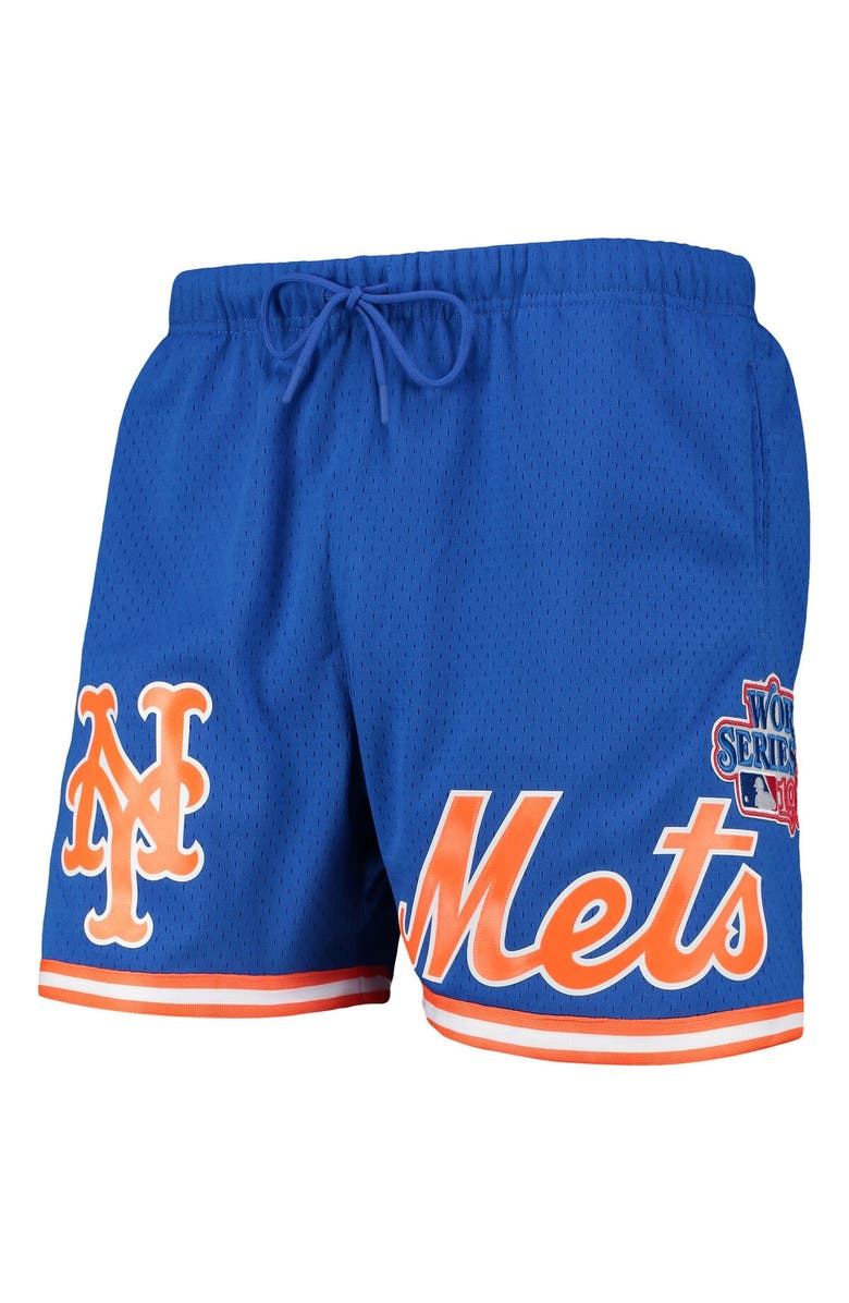 PRO STANDARD Men's Pro Standard Royal New York Mets 1986 World Series Mesh Shorts, Alternate, color, Royal