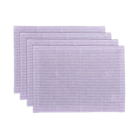 Linen Placemats - Narrow Stripe, 14" x 19"