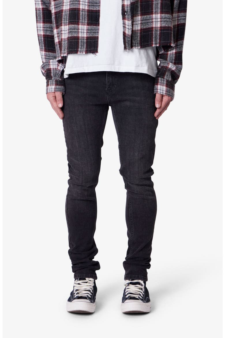 Skinny Jeans, Main, color, STONE WASH BLACK