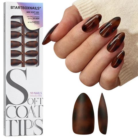 Soft Gel Nail Tips SOFTCOATTIPS Tortoiseshell Collection