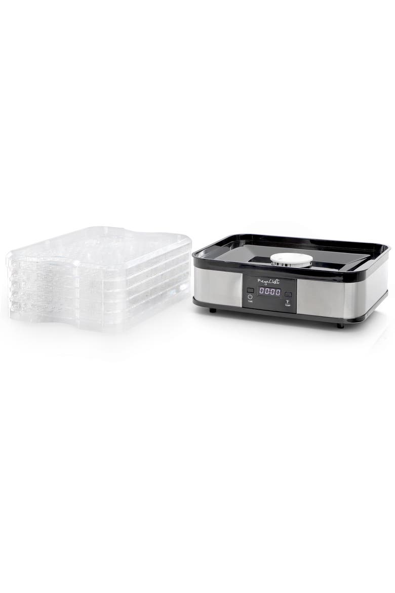 5 Tray Food Dehydrator with Timer and Temperature Control, Alternate, color, Grey