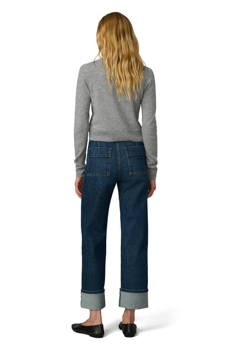 Joe's Jeans The Margot Cuffed Slant Pocket High Waist Relaxed Straight Leg Jeans, Alternate, color, Rendezvous