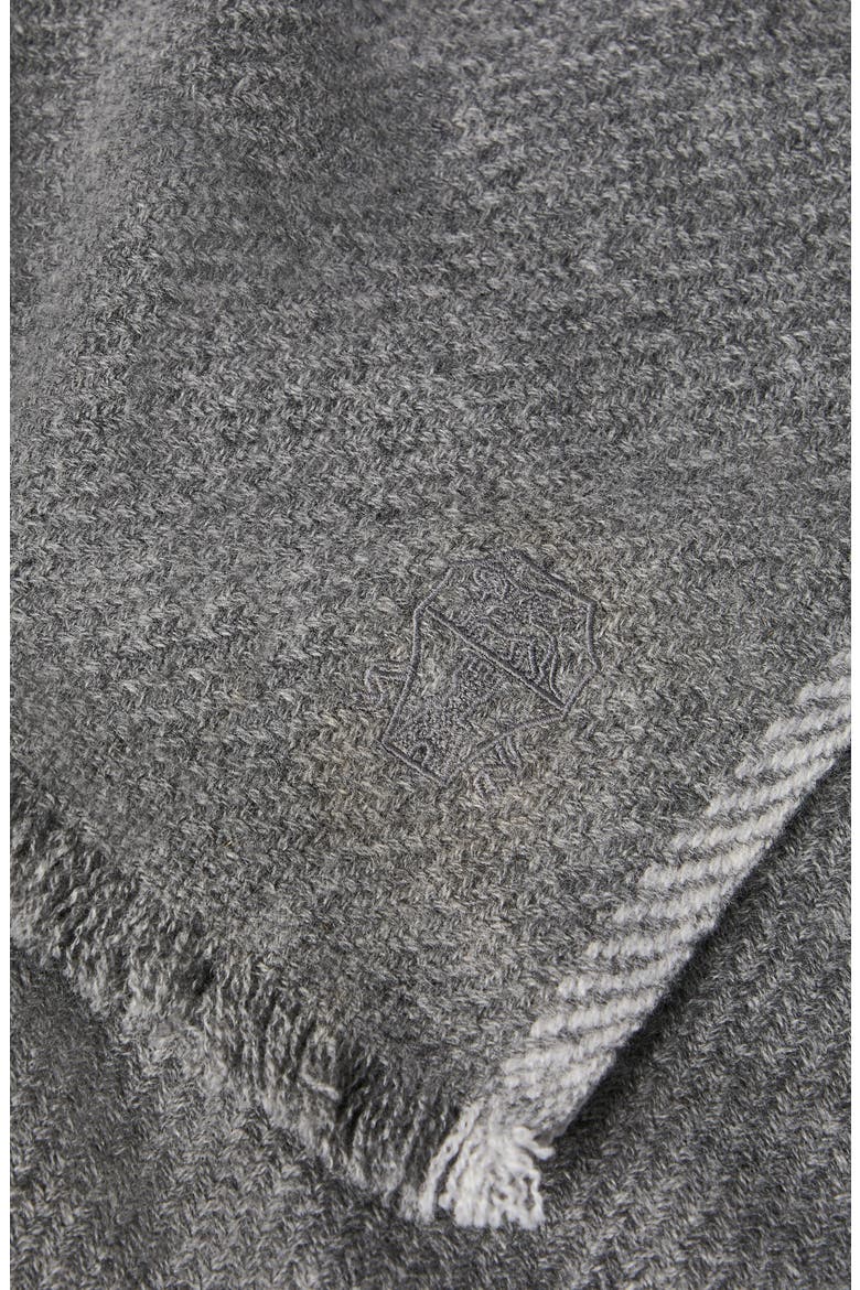 Cashmere scarf, Alternate, color, Medium Grey