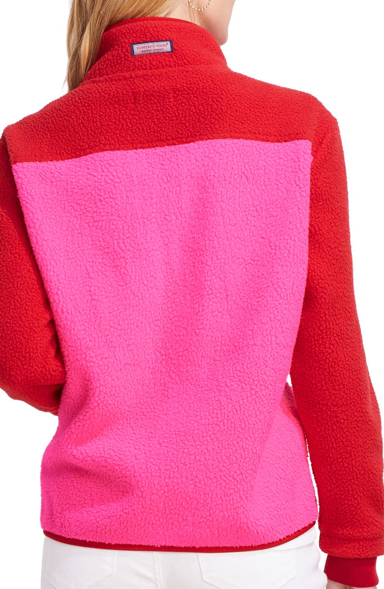 vineyard vines Colorblock Fleece Pullover, Alternate, color,