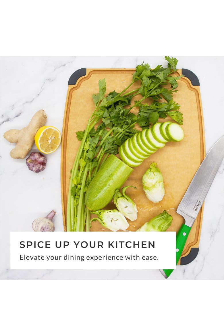 Essential Series Cutting Board,  X-Large -17" x 13", Alternate, color, Brown