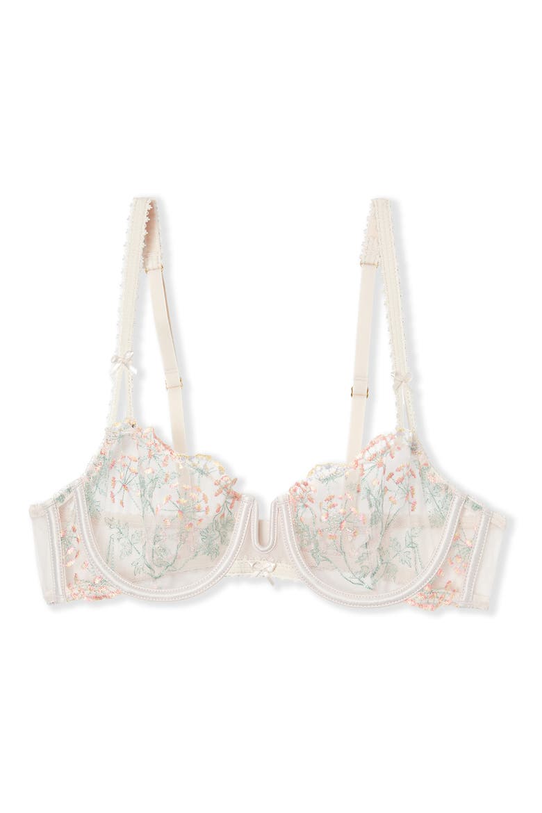 Infusion N*9 Embroidered Underwire Balconette Bra, Main, color, MULTICOLORE