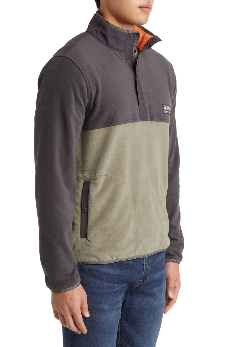 Faherty Low Pile Fleece Popover Jacket, Alternate, color, 