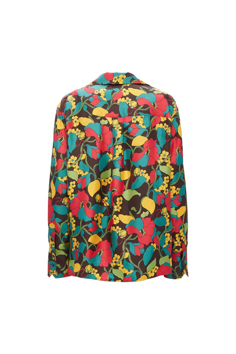 Milano Shirt Vines Brown, Alternate, color, Vines Brown