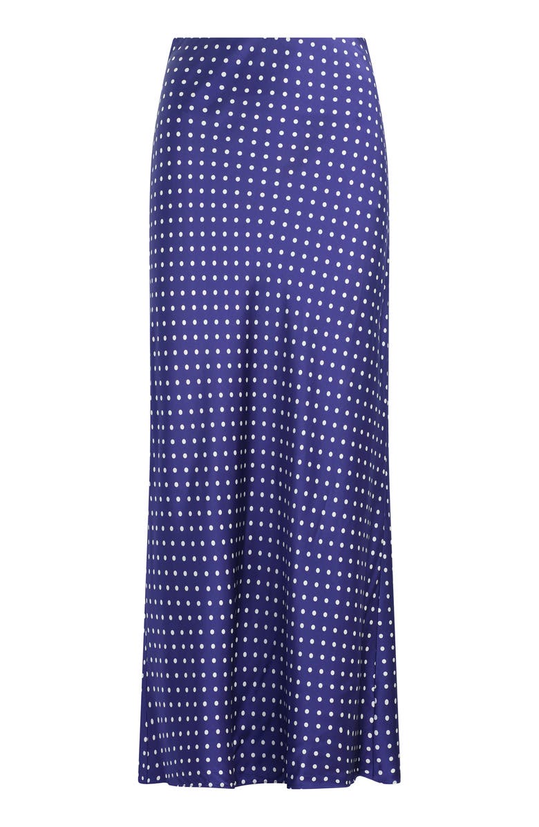 Favorite Daughter The Favorite Satin Slip Skirt, Alternate, color, Venetian Ditsy Dot