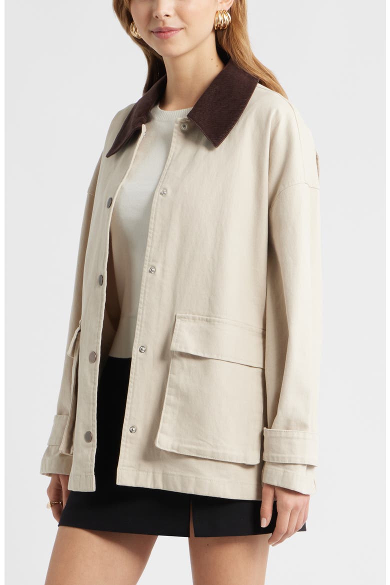 Canvas Barn Jacket, Alternate, color, BEIGE BEACH