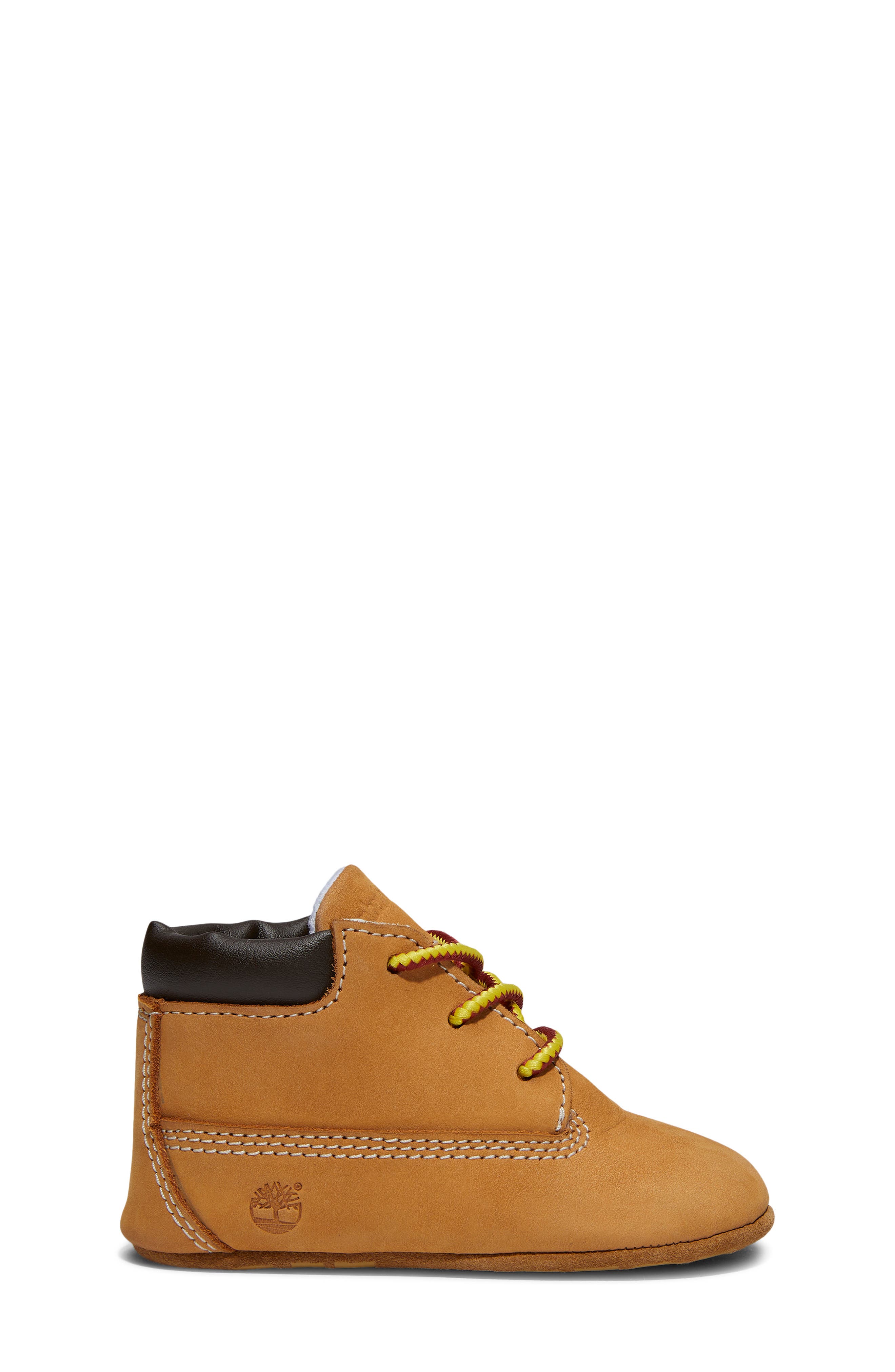 Crib Bootie, Alternate, color, WHEAT NUBUCK