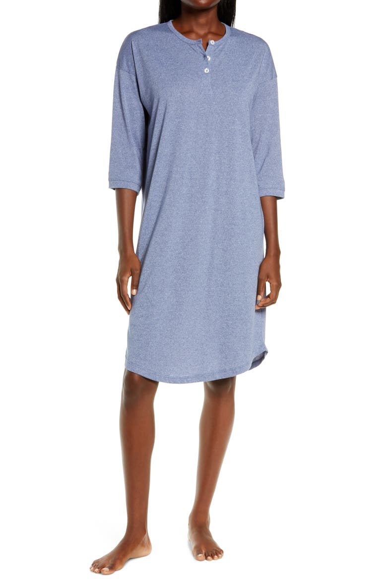 Unwind Nightgown, Main, color, INDIGO