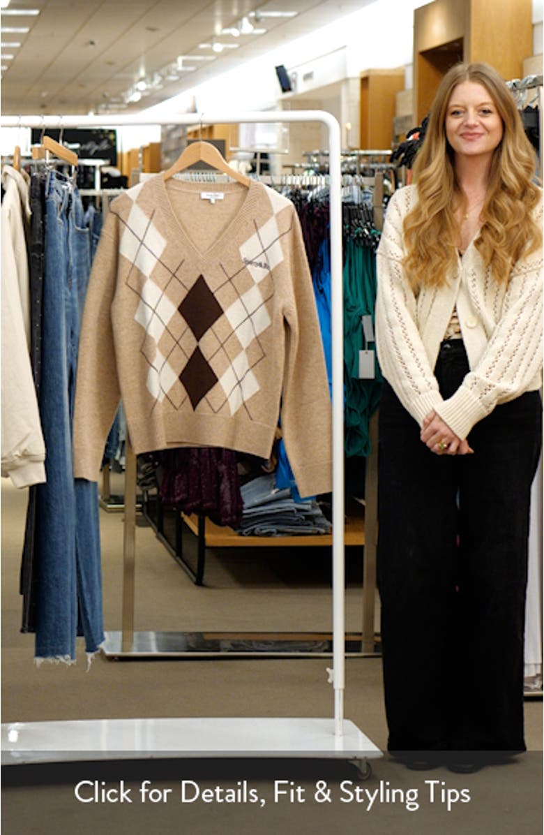 Argyle Cashmere & Wool Sweater, sales video thumbnail