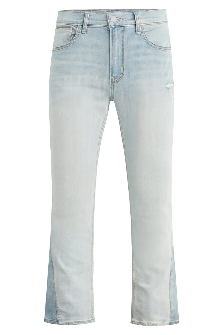 Walker Inset Kick Flare Jeans, Main, color, SUNLIGHT