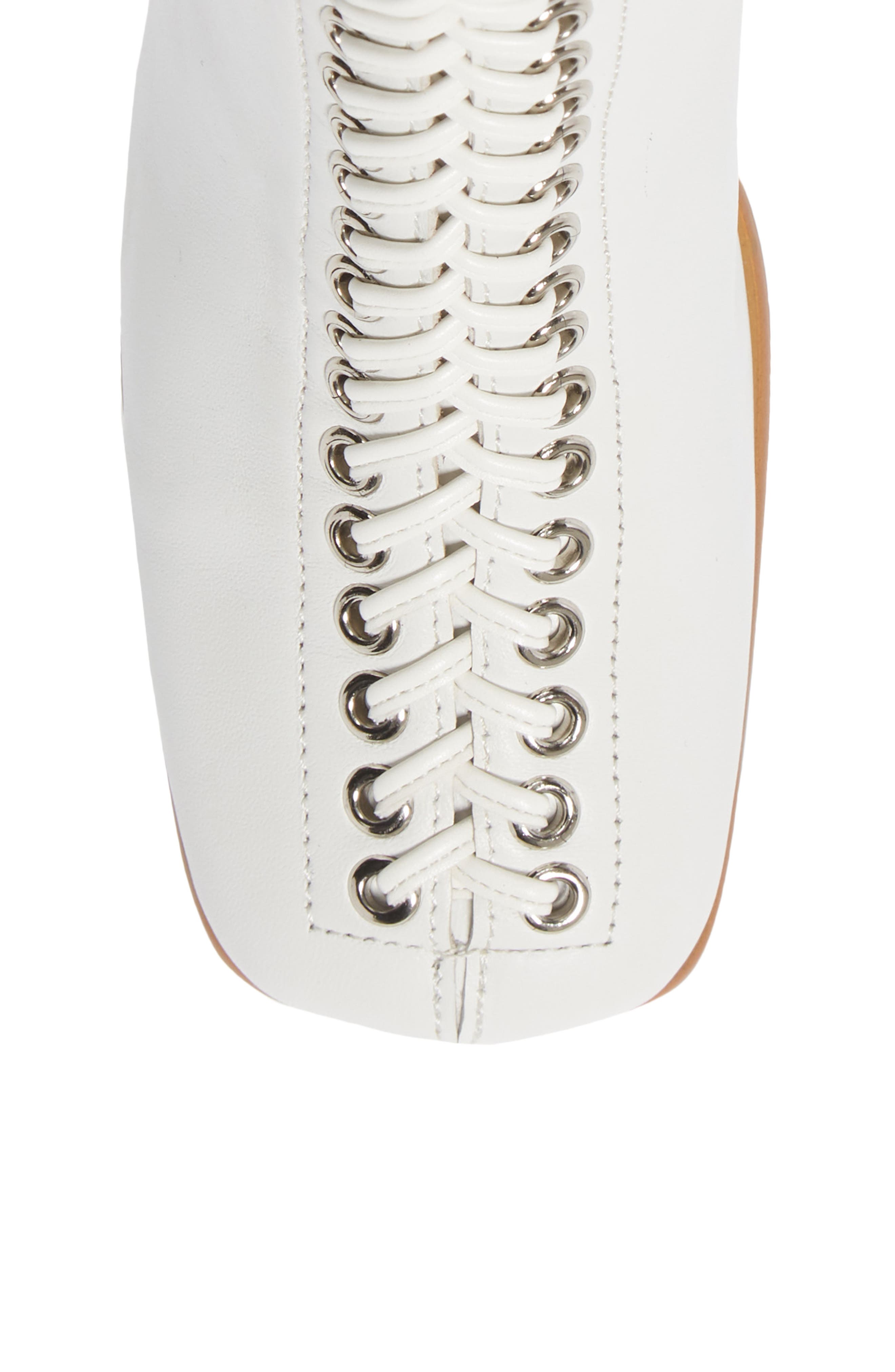 Belmond Bootie, Alternate, color, WHITE LEATHER