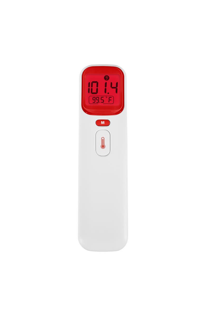 ESCALI Ear and Forehead Thermometer, Alternate, color, White / Red