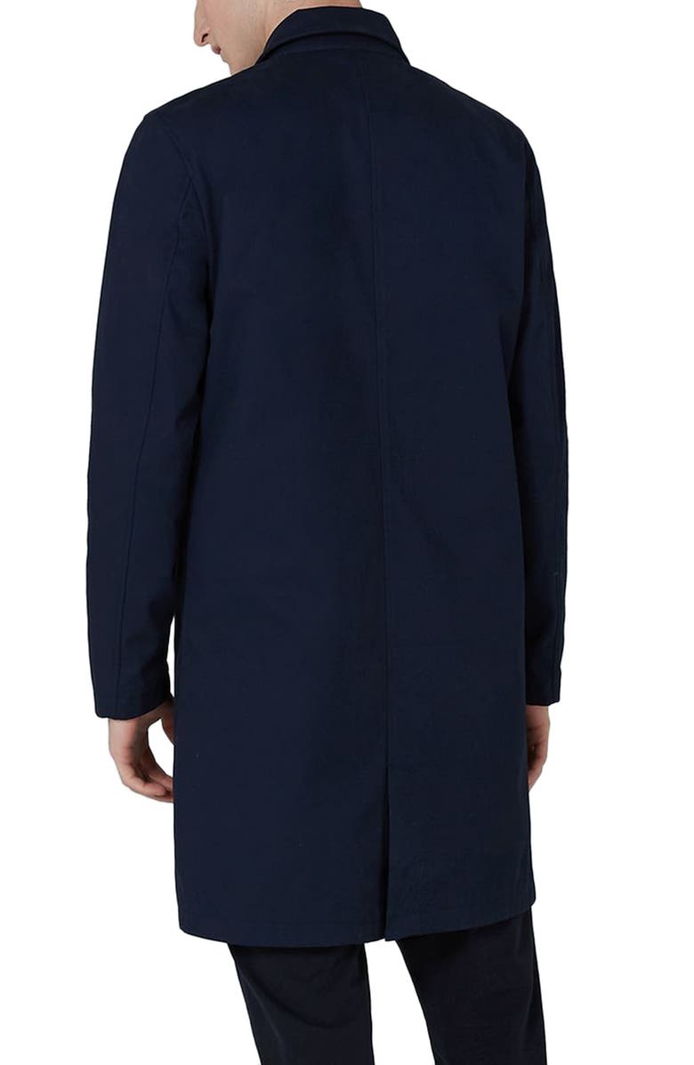 Topman Single Breasted Topcoat, Alternate, color,