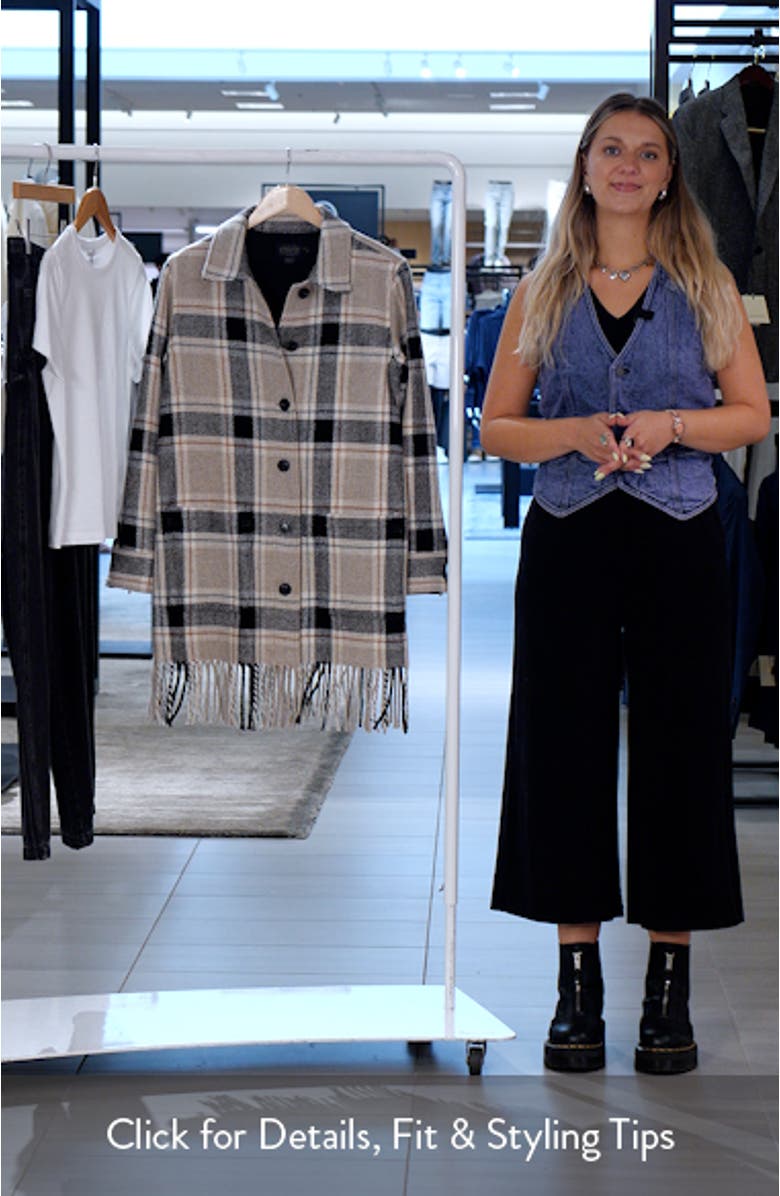 Jolene Wool Fringe Jacket, sales video thumbnail