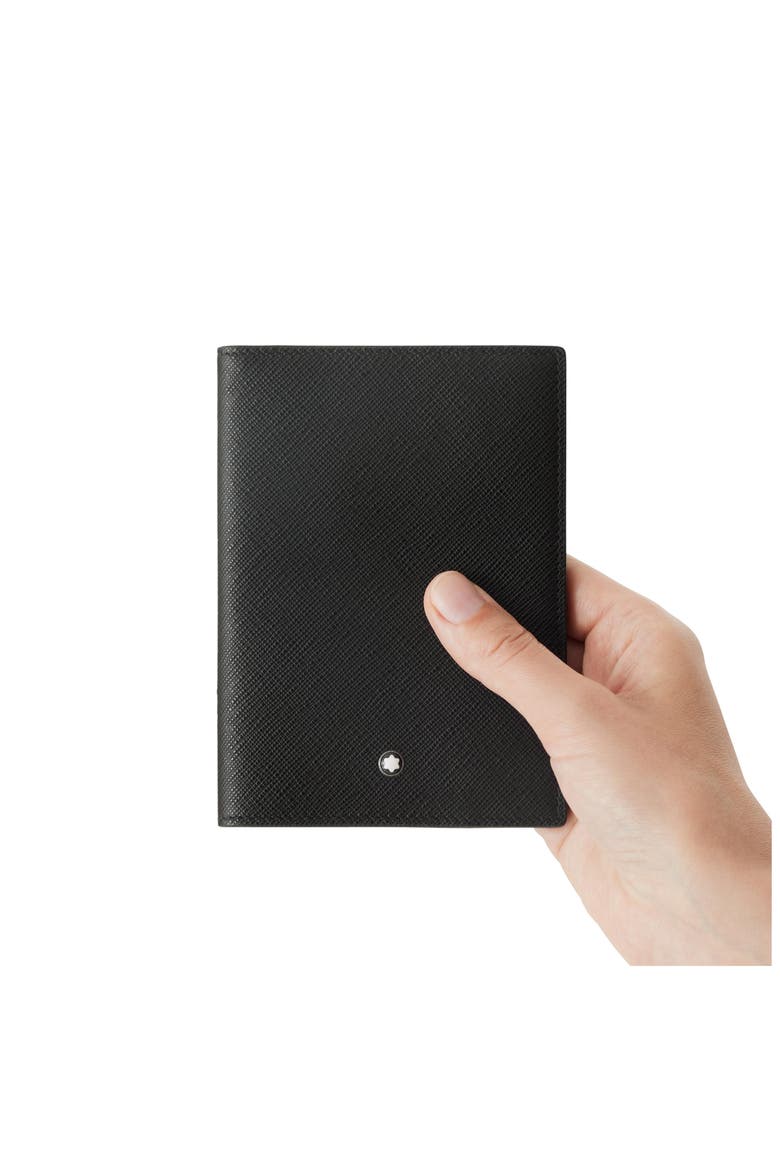 Sartorial Passport Holder, Alternate, color, BLACK
