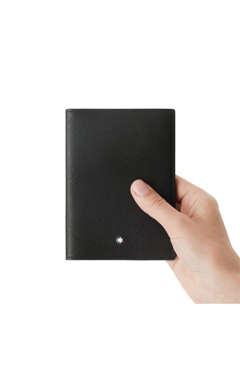 Montblanc Sartorial Passport Holder, Alternate, color, Black