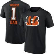 FANATICS Men's Fanatics Branded Black Cincinnati Bengals Father's Day T-Shirt