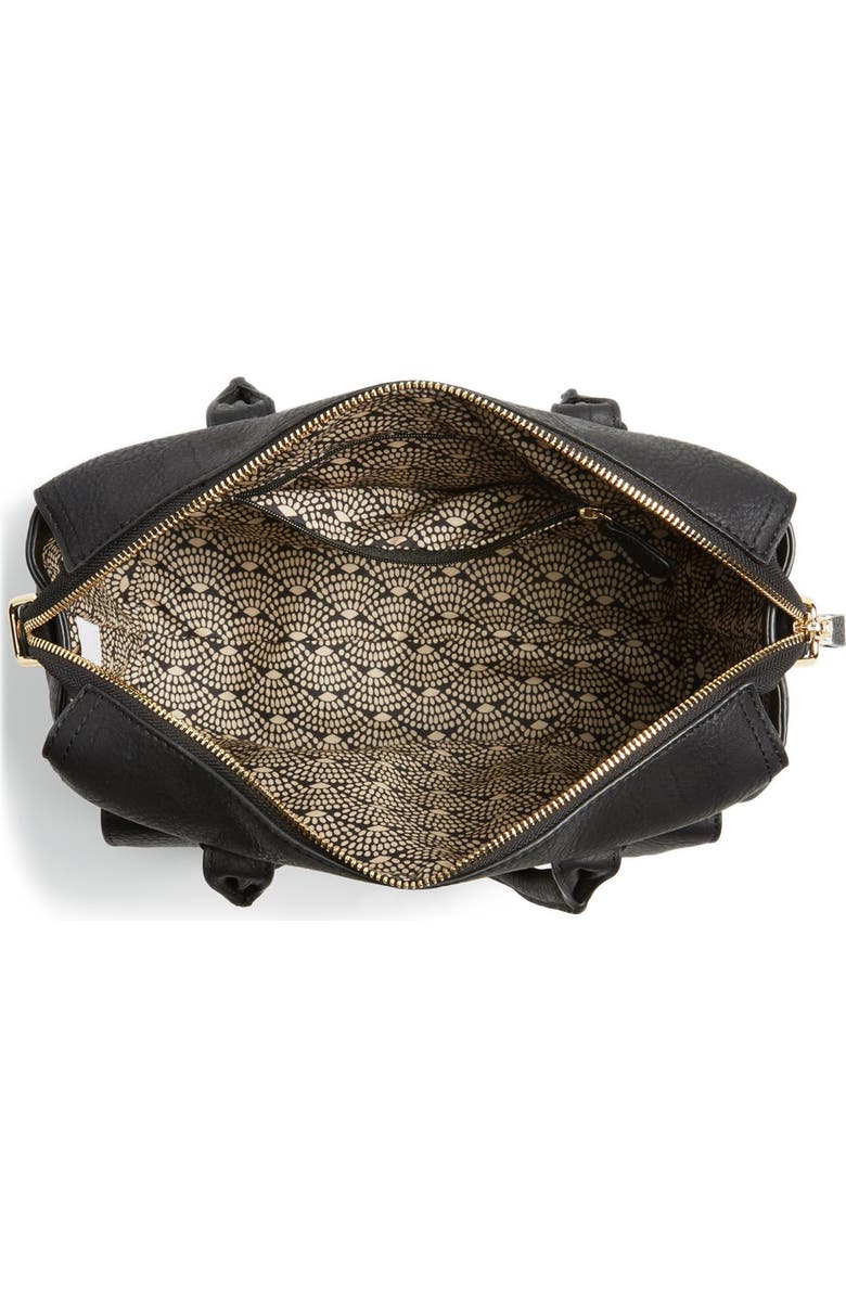 Big Buddha Faux Leather Satchel, Alternate, color,