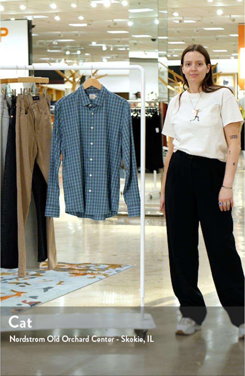 Movement Gingham Check Button-Up Shirt, sales video thumbnail