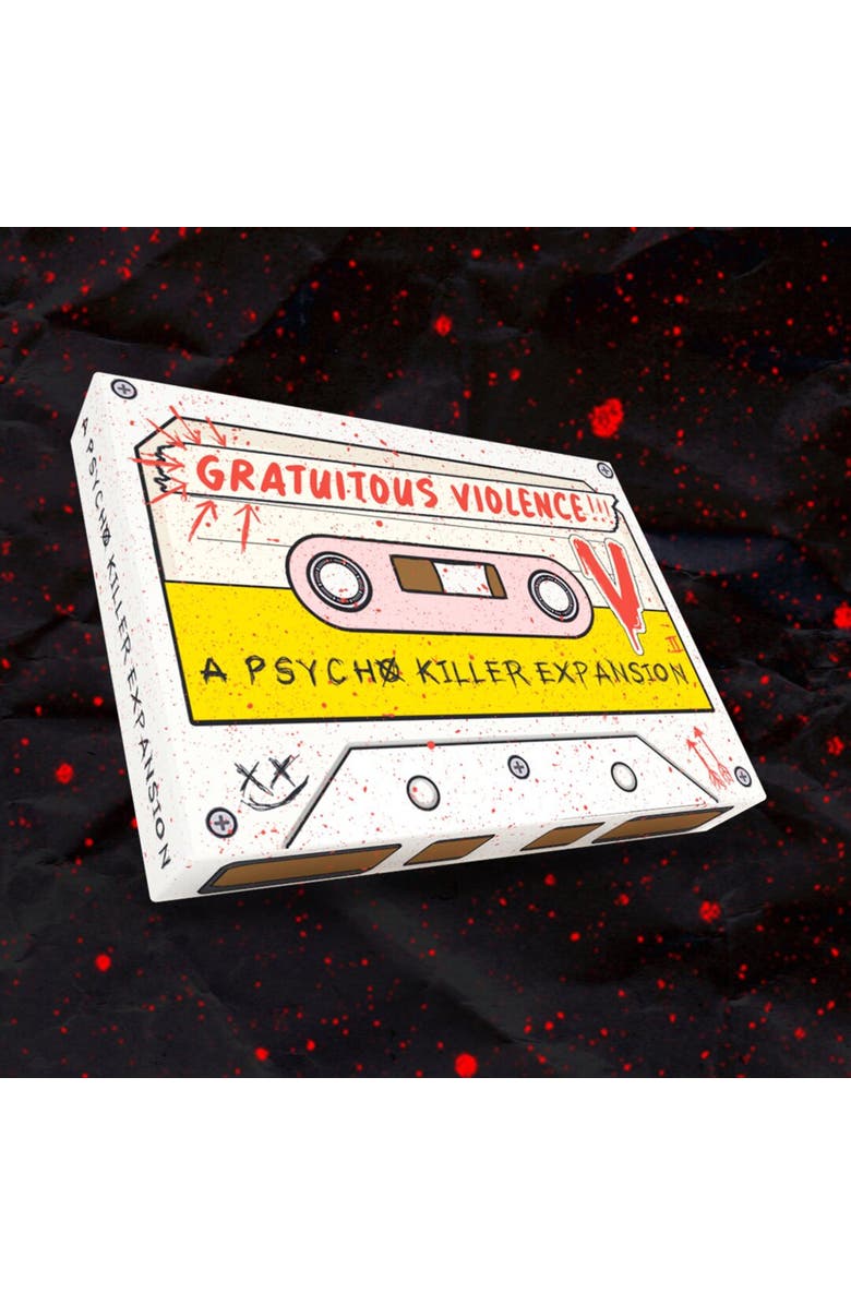 Psycho Killer Gratuitous Violence Adult Horror Card Game, Alternate, color, Multicolored