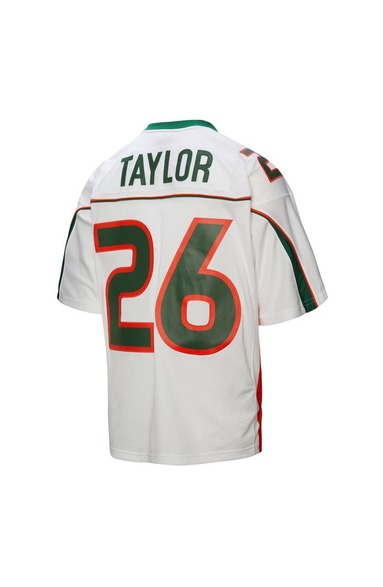 Mitchell & Ness Men's Mitchell & Ness Sean Taylor White Miami Hurricanes 2001 Legacy Jersey, Alternate, color, White