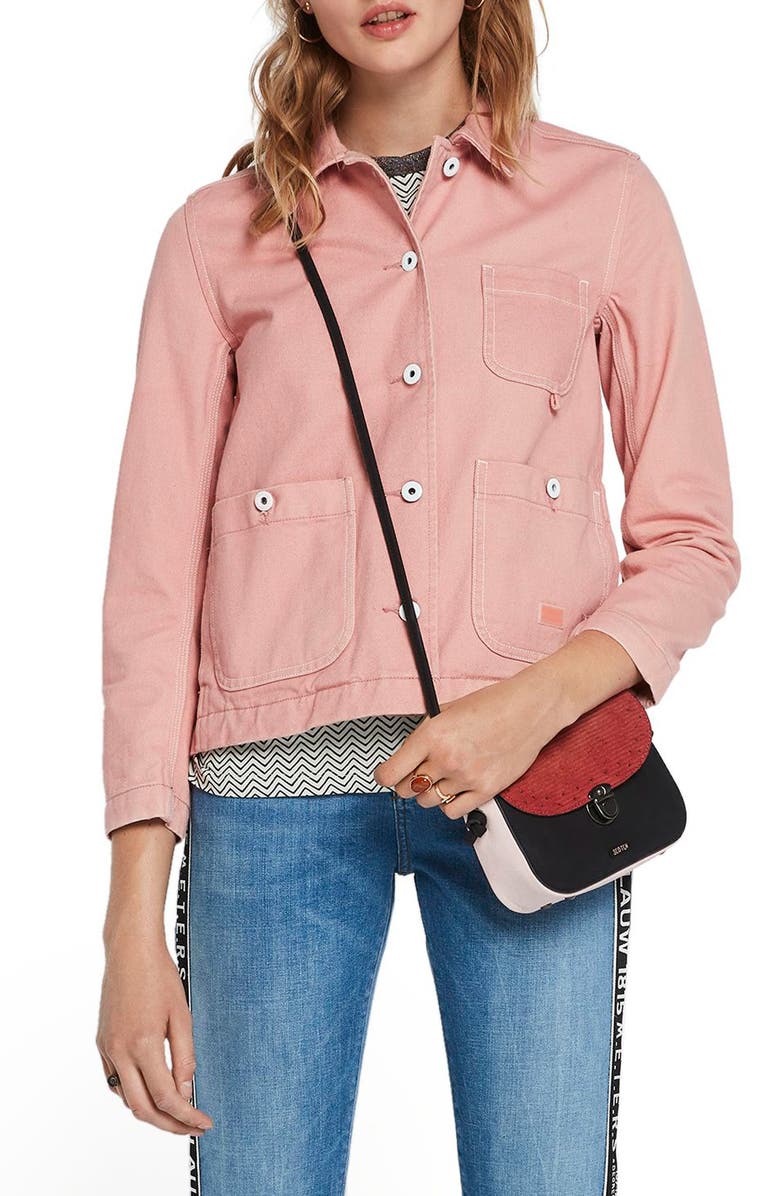 Scotch & Soda Workwear Cotton Jacket, Main, color, 