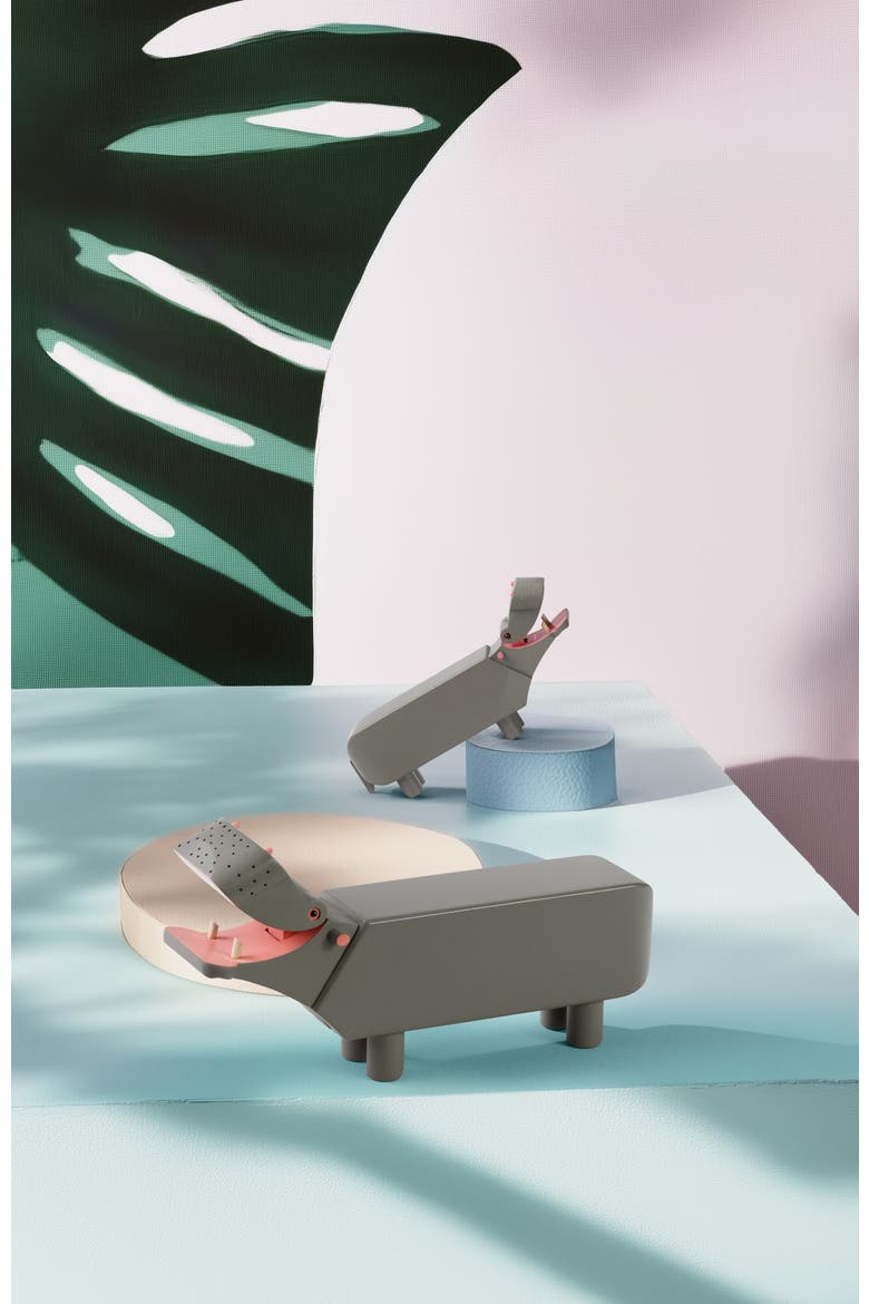 Kay Bojesen Hippo Liliput, Alternate, color, Grey