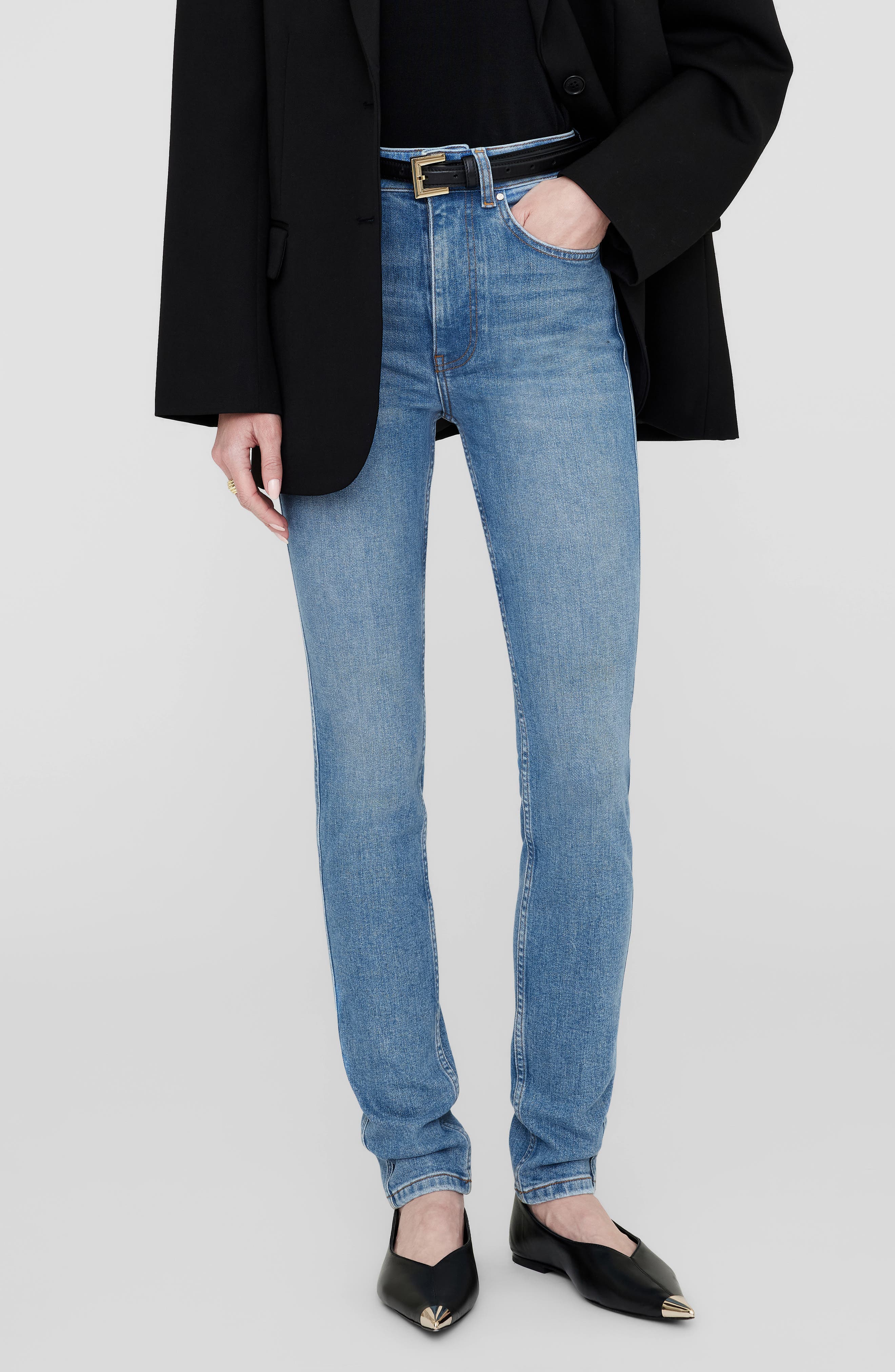 Beck High Waist Ankle Skinny Jeans