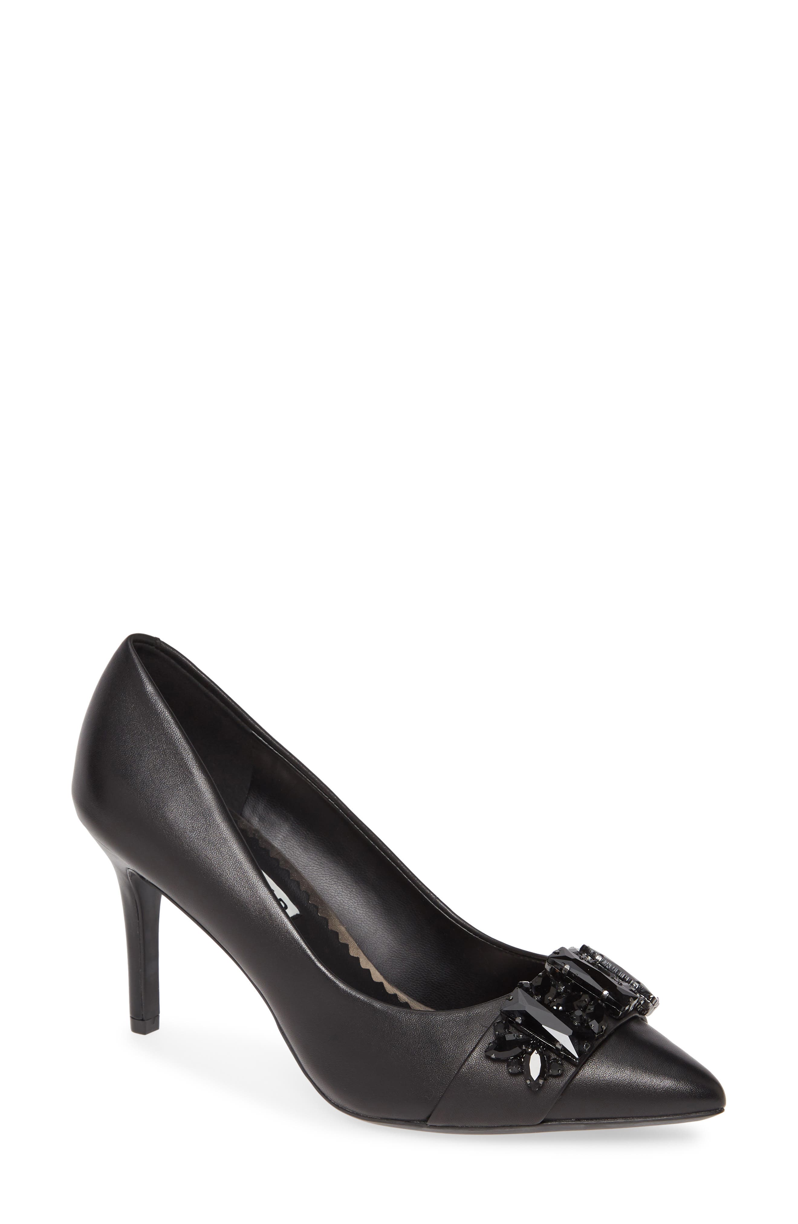 KARL LAGERFELD PARIS Rada Embellished Pump, Main, color, 