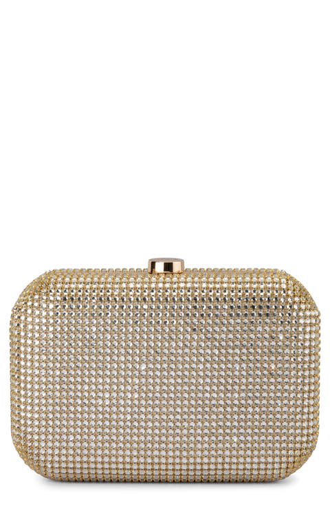 Rae Crystal Frame Clutch