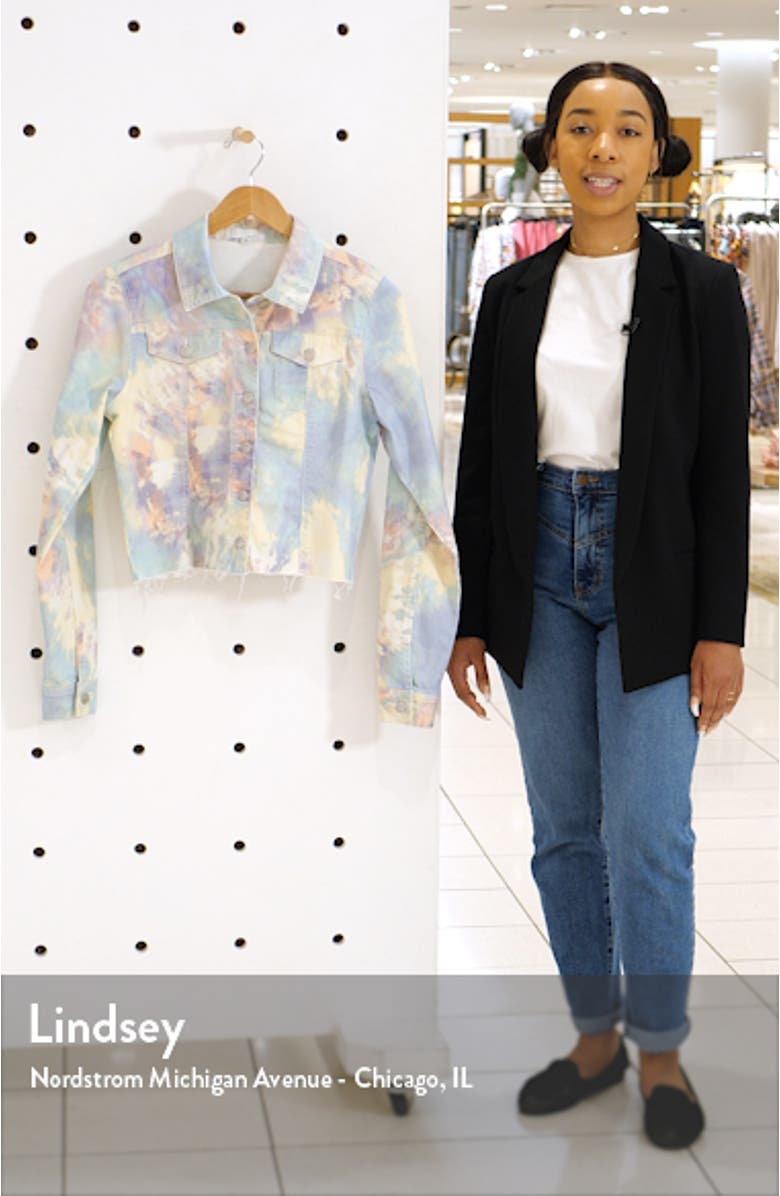 Tie Dye Denim Jacket, sales video thumbnail